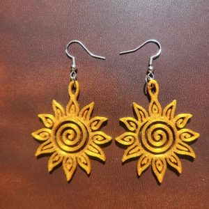 Серьги солнце